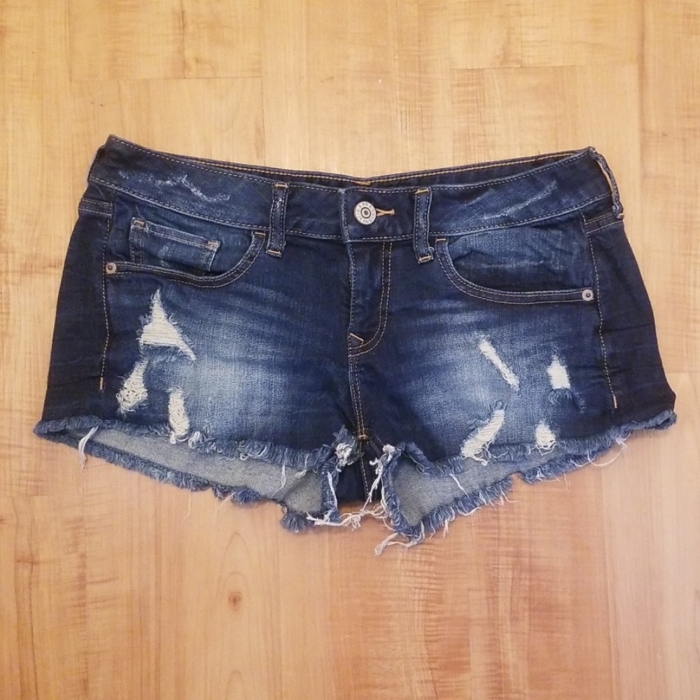 Women's Express Distressed Jean Shorts